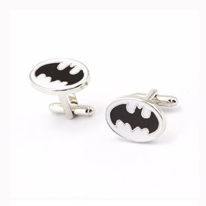 Batman Superhero enamel Cufflinks for men